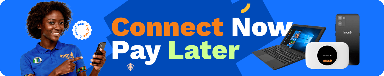 Connect now, pay later banner