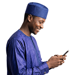 Person using social apps